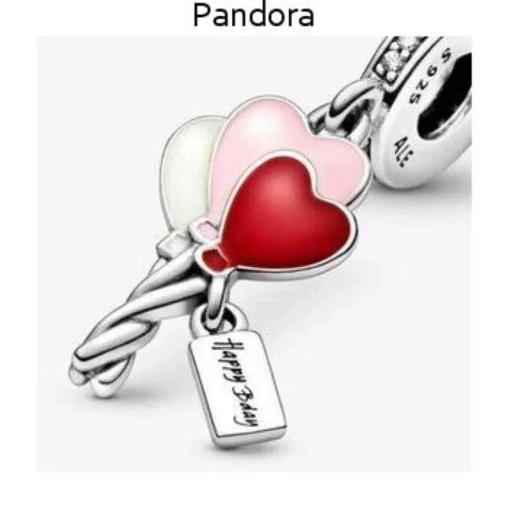 PANDORA Happy Bday Balloon Dangle Charm